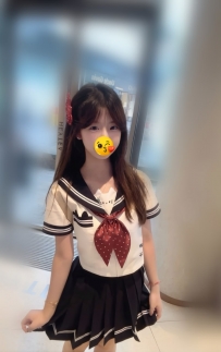 #JK制服學妹 #清純小隻馬 巧巧 156m・44kg・C奶・19歲 第一次兼職 很羞澀的可愛學妹