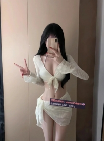 艾薇167.D.46kg.24歲  高挑纖細身材 #曲線超優雅 D奶美胸搭配水蛇腰 完美比例讓人目不