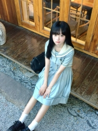 楚楚 160cm B+奶21歲  #鄰家女孩身姿  #瘦且有料 #外表純潔